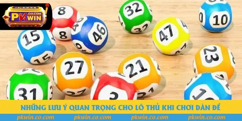 Những lưu ý quan trọng cho lô thủ khi chơi dàn đề Những lưu ý quan trọng cho lô thủ khi chơi dàn đề